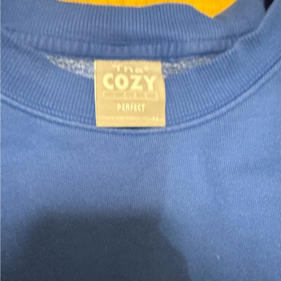 TNA Cozy AF slightly cropped royal blue sweatshirt - Picture 2 of 2